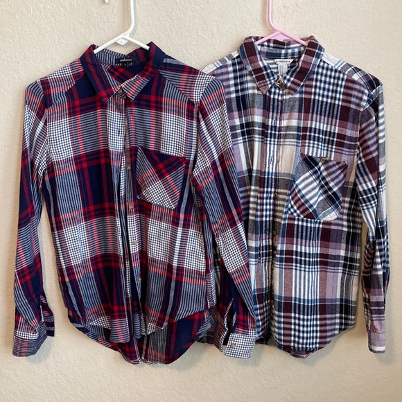 Tops - Flannel Shirts Bundle of 2 Size Small